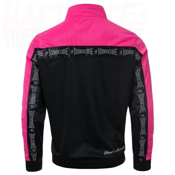 100% Hardcore Trainingsjacke Authentic black/pink (Unisex)