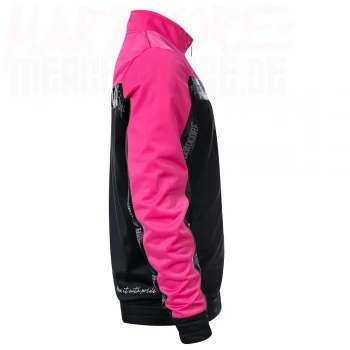 100% Hardcore Trainingsjacke Authentic black/pink (Unisex)