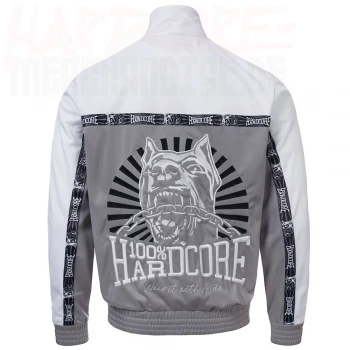 100% Hardcore Trainingsjacket Classic light grey