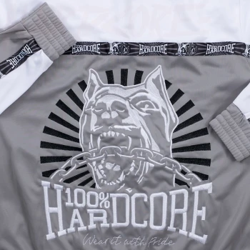 100% Hardcore Trainingsjacket Classic light grey