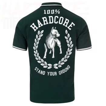 100% Hardcore Poloshirt Standing the Ground Army