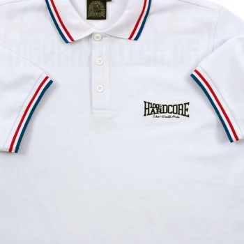 100% Hardcore Poloshirt the Brand white (XL)