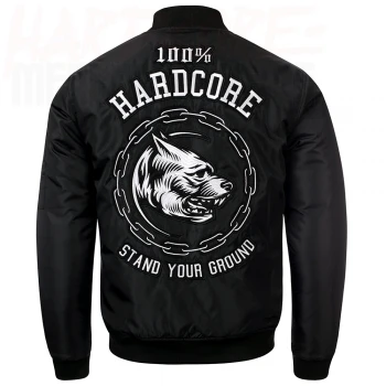 100% Hardcore Bomberjacke Stand Your Ground