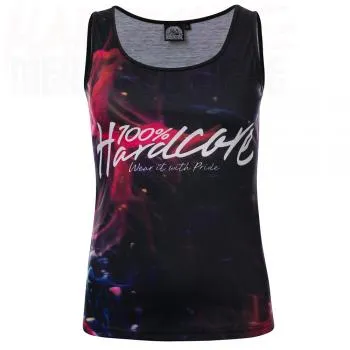 100% Hardcore Lady Tanktop - Spaceskull (XS/XL)
