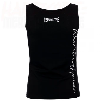 100% Hardcore Lady Tanktop the Brand black/white (M)