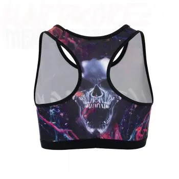 100% Hardcore Lady Sporttop - Spaceskull (XL)