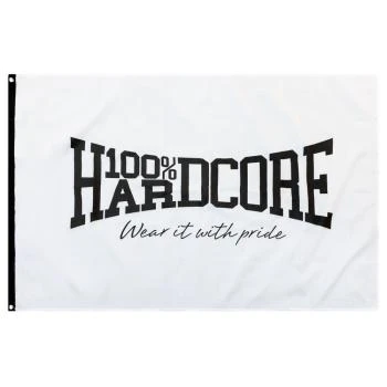 100% Hardcore Flag "Wear it" white