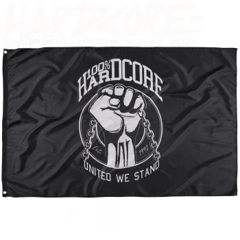 100% Hardcore Fahne United we Stand