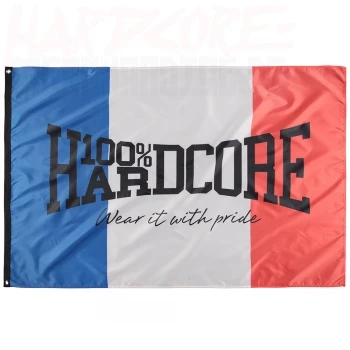 100% Hardcore Fahne - La France