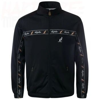 Australian Trainingsjacke "all over" schwarz