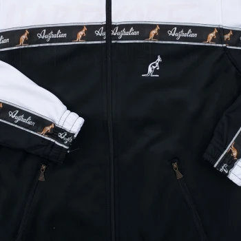 Australian Trackjacket "all over" black/white (3.0)
