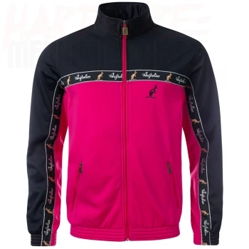 Australian Trainingsjacke "all over" pink/schwarz