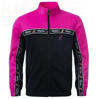 Australian Trackjacket "all over" black/fuchsia