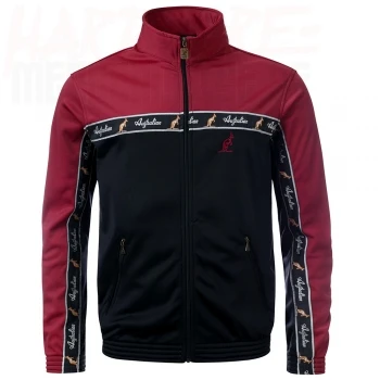 Australian Trainingsjacket All Over bordeauxred / black