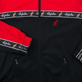 Australian Trackjacket "all over" red/black (3.0)