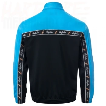 Australian Trackjacket "all over" - ocean blue/black