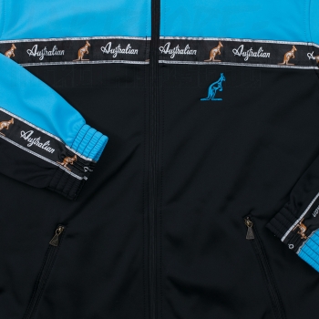 Preview: Australian Trainingsjacke "all over" - (XXS-S) Ocean blue / black