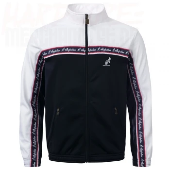 Australian Trackjacket "all over" no.1 black/white