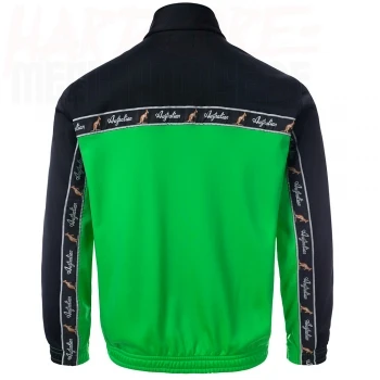 Australian Trackjacket "all over" green/black