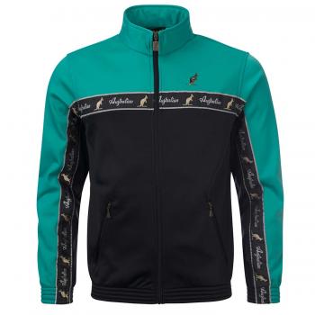 Preview: Australian Trainingsjacke "all over" mintgrün /schwarz