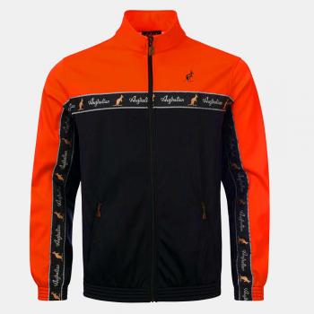 Preview: Australian Trainingsjacke "all over" lava /schwarz