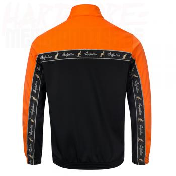 Preview: Australian Trainingsjacke All Over orange / schwarz