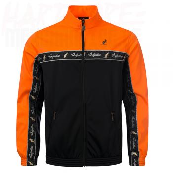 Preview: Australian Trainingsjacke All Over orange / schwarz