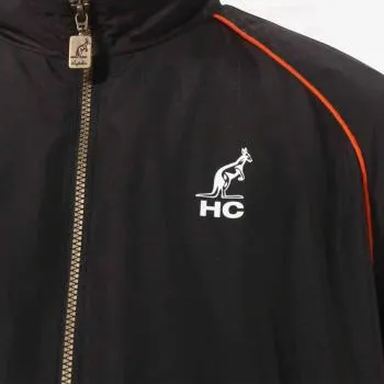 Australian Trainingsanzug - Jacke - schwarz - weiss - detail