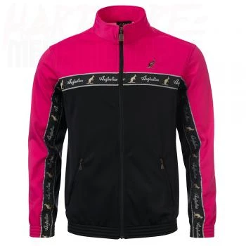 Australian Trainingsjacke "all over" schwarz/pink