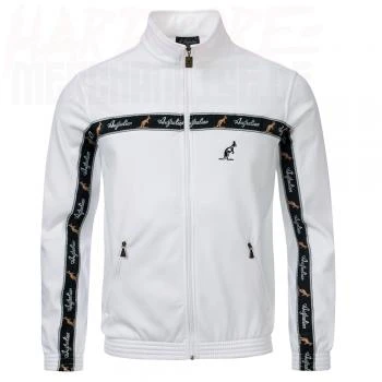 Australian Trainingsjacke "all over" weiss