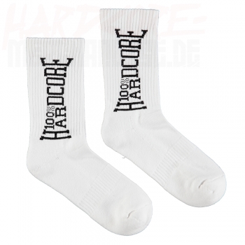Preview: 100% Hardcore Sportsocken weiß
