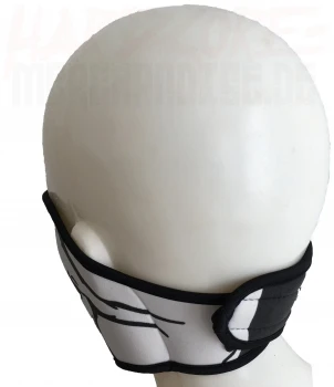 Halbmaske "Skull" black