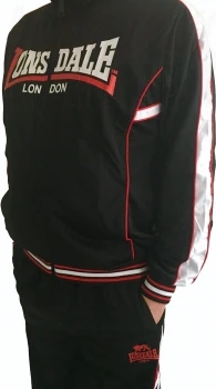 LONSDALE TRAININGSJACKET + TRAININGSPANTS CORMICK BLACK