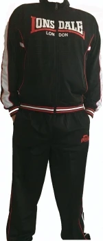 LONSDALE TRAININGSJACKET + TRAININGSPANTS CORMICK BLACK
