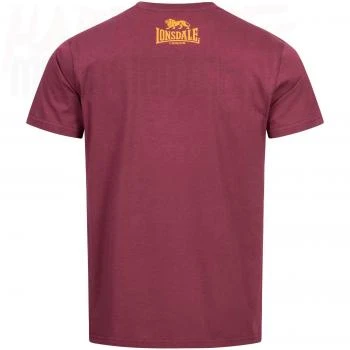 Lonsdale T-Shirt Gots vintage oxblood Rueckseite