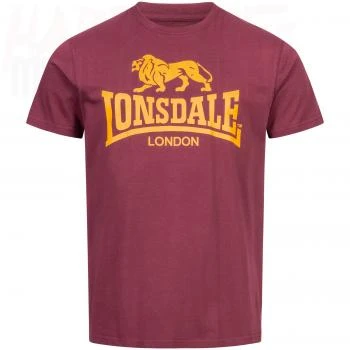 Lonsdale T-Shirt Gots vintage oxblood