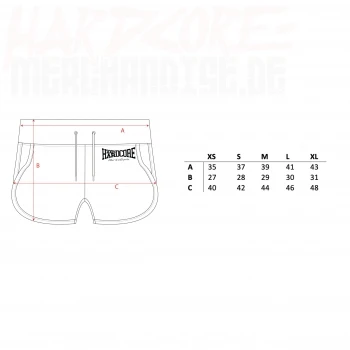 100% Hardcore Lady Hotpants "Pride" black