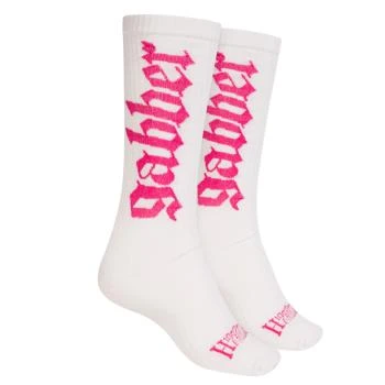 100_procent_hardcore_socken_gabber_weiss_pink