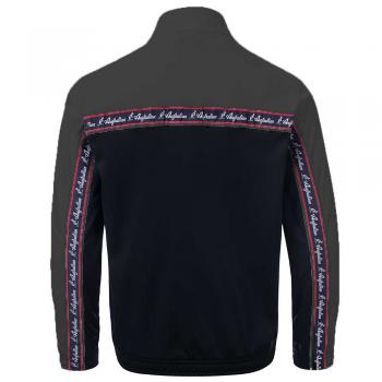 Preview: Australian Trainingsjacke "all over no.1" titan-grau / schwarz Preview: Australian Trainignsjacke zweifarbig mit rotem Streifen