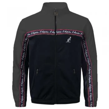 Australian trackjacket acetat red stripe