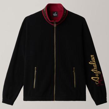 Australian Trainingsjacke Fleece "Archive Pile Logo Tape"