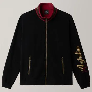 Australian Trainingsjacke Fleece "Archive Pile Logo Tape"