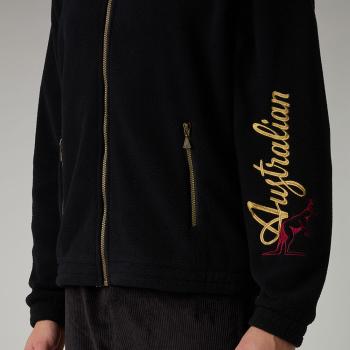Australian Trainingsjacke Fleece "Archive Pile Logo Tape"