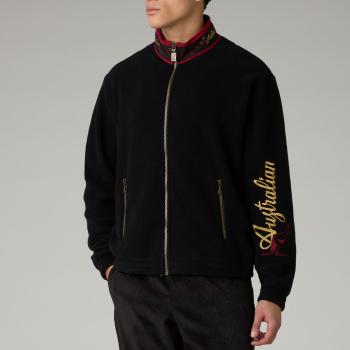 Australian Trainingsjacke Fleece "Archive Pile Logo Tape"