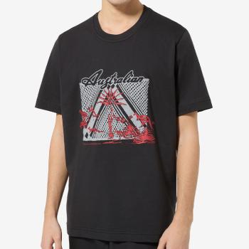 Preview: Australian Sportswear T-Shirt "Ethnic Jersey" schwarz Preview: australian_tshirt_ethnic_jersey_model_front