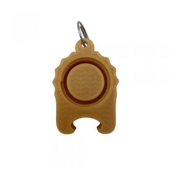 Preview: 100% Hardcore Silikon "Partycap" Flaschenverschluss gold