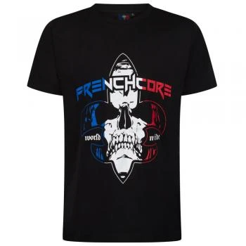 Frenchcore T-Shirt "Fleur de Lis" - schwarz