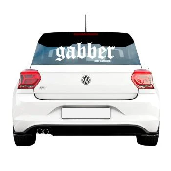gabber_carsticker_on_car