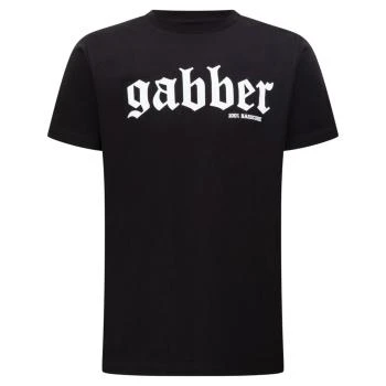Gabber T-shirt schwarz