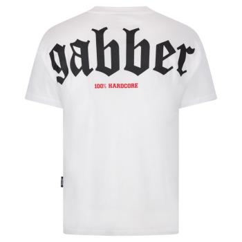 Preview: Gabber T-shirt "Big Logo" Weiss